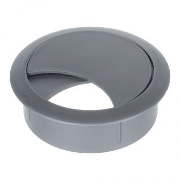 Kabeldoorvoer - Zilver - Boordiameter: ø70mm - Diepte: 20mm - Diameter: ø78mm - Rond