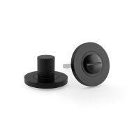 WC-Garnituur set Knurled - &Oslash;50mm - Mat zwart - AW790BL