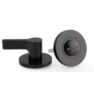 WC Garnituur set - &Oslash;50mm - Voor mindervaliden - Mat zwart - Zonder indicator - AW798BL