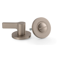 WC Garnituur set - &Oslash;50mm - Voor mindervaliden - Mat nikkel - Zonder indicator- AW798SN