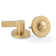 WC Garnituur set - &Oslash;50mm - Voor mindervaliden - PVD Mat messing - Zonder indicator- AW798SBPVD