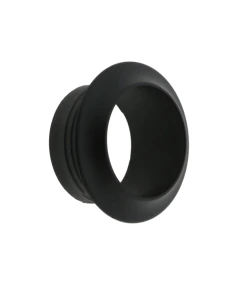 Inboorring kunststof 16mm Mat zwart