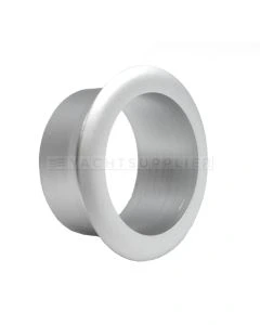 Inboorring Massief messing mat verchroomd - Plaatdikte: 19-28mm