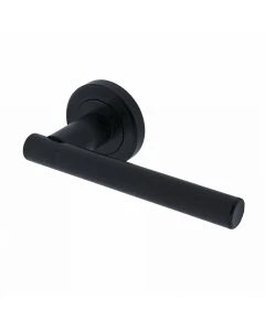 Deurkruk Matera - Mat zwart - Rozet ø50,5mm