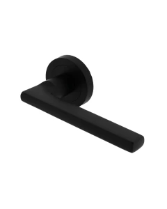 Deurklink Sienna - Zwart - Op rond rozet Ø50mm