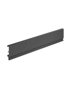 Aluminium achterwand voor Hettich InnoTech Atira schuifladesysteem - Lengte 2000mm - Hoogte 70mm - Antraciet