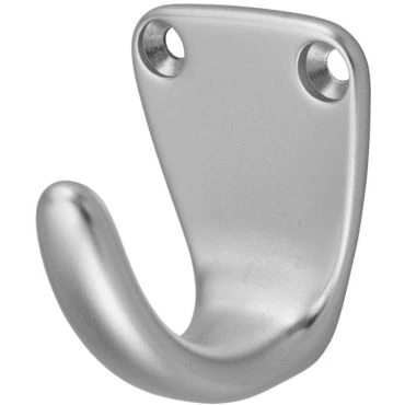 Handdoekhaak enkel - naturel - 35mm