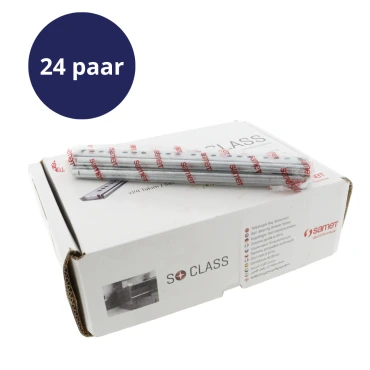 Kogelladegeleider Enkelvoudig uittrekbaar - 502mm - Draagvermogen 15kg - Staal verzinkt - 24 paar