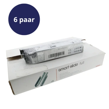 Samet ladegeleider volledig uitrekbaar Soft-close 300mm 40kg - 6 paar - Inclusief koppelingen