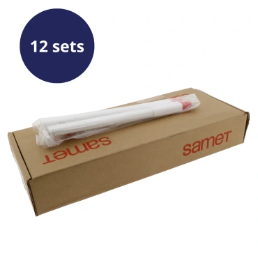 Relingset Alphabox Wit L:600mm opschroef