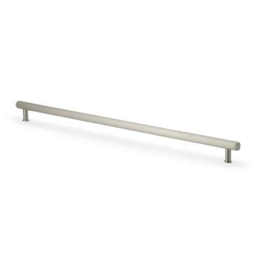 Meubelgreep Reeded 'Crispin' - mat nikkel - 448 mm