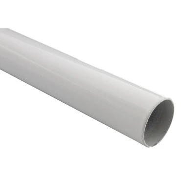 Kledingroede rond Ø19mm 1000mm - Staal wit - 0,8mm dik