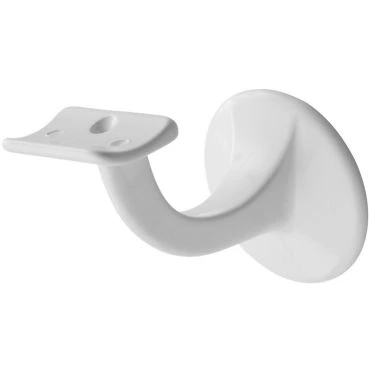 Trapleuning Houder Hol Zadel 65mm - Wit - Keilbout bevestiging - 3501-79