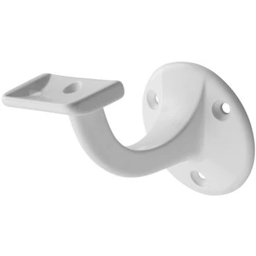 Trapleuning houder vlak zadel 65mm - Wit - Opschroef bevestiging - 3502-79