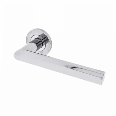 Deurklink Terni - RVS 316 gepolijst - Op rond rozet Ø50mm