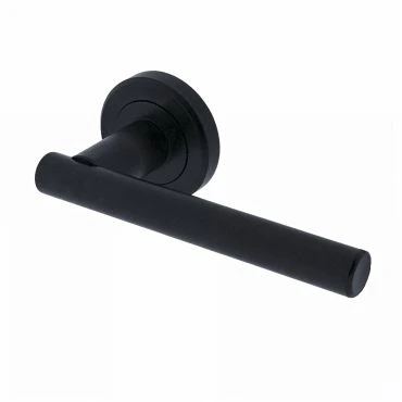 Deurkruk Matera - Mat zwart - Rozet ø50,5mm
