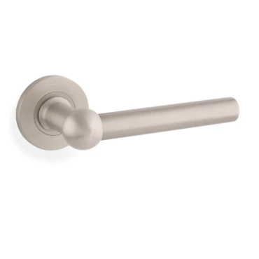 Deurkruk 'Siskin' - Mat vernikkeld - Rond rozet Ø50mm