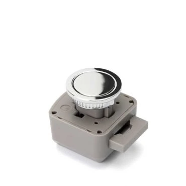 Drukknop-set R-Evolution Rond - Chroom - Buitenwerks Ø31,8mm - Plaatdikte: 10,5-19,5mm