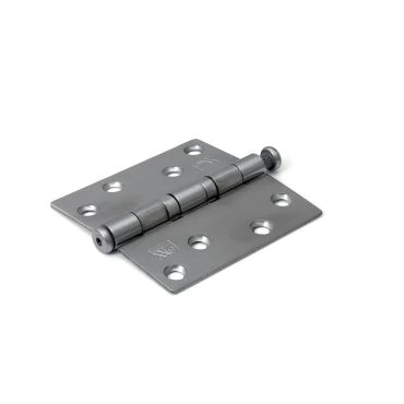 Kogellagerscharnier rechte hoek - 89x89x2,4 - Rvs geborsteld