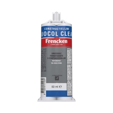 Frencken 2-componenten PU lijm Duocol Clear - 50ml - Koker