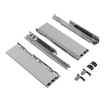 Hettich AvanTech You zelfbouwlade - Hoogte 101mm - Lengte 270mm - Draagvermogen 40kg - Zilver