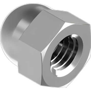 Dopmoer - M6 - Rvs 304 - Hoog Model - DIN 1587 - Prijs Per Stuk