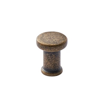 Meubelknop rond Gate - Ø18mm - Hoogte: 22mm - Antiek brons