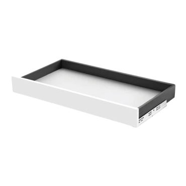 Lade op maat - Push to open - Hoogte: 80mm - Diepte: 400mm - Antraciet