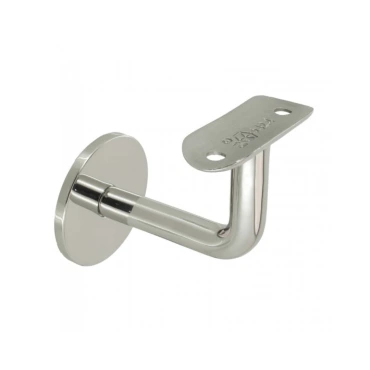 Leuninghouder - 75mm - RVS 316 - Gepolijst - Holzadel - Stokeind