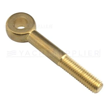 Oogbout M16x100mm - DIN 444 Halfdraad - Messing - A1-16100