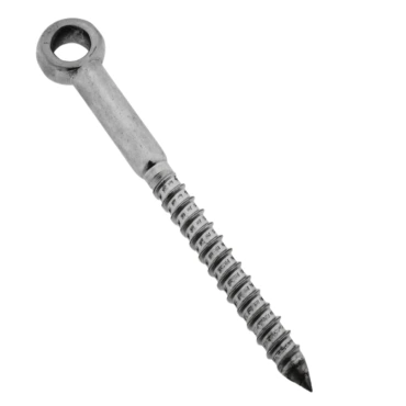 Oogbout met houtdraadaansluiting - M10x100mm - RVS 316 (A4)