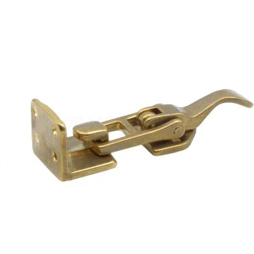 Spansluiting Messing gerold 60x26mm met Binnenhoek sluitplaat