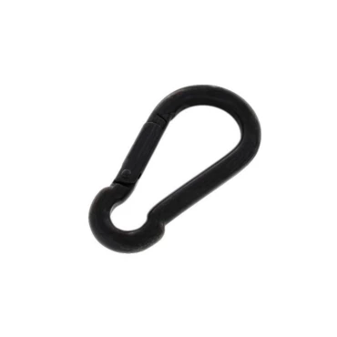 Karabijnhaak 4x40 - Rvs 316 - PVD mat zwart