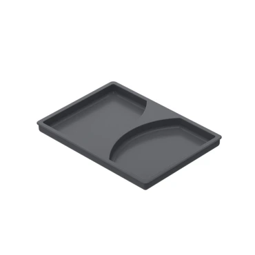 Deksel voor Emmer Hettich Afvalsysteem 17/29 liter - 225x304 - Antraciet 