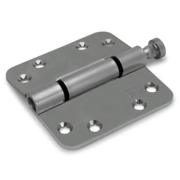 Nylon glijlagerscharnier - Staal - 89x89mm - Ronde hoeken