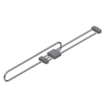 Uittrekbare kapstokdrager Lengte : 400mm Chroom
