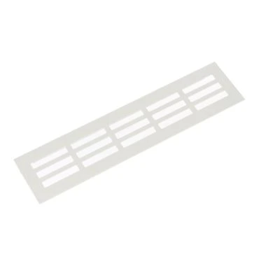 Aluminium Plintrooster - 1000x150mm - Wit