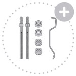 Back-to-Back bevestigingsset