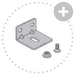 Wandbevestigingsset (optioneel)